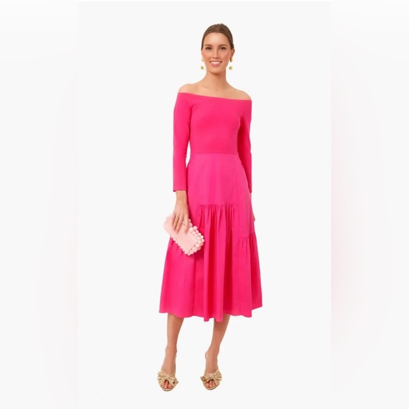 Tuckernuck x Cameran Eubanks Wimberly Marissa Dress Camellia Pink - Picture 1 of 11